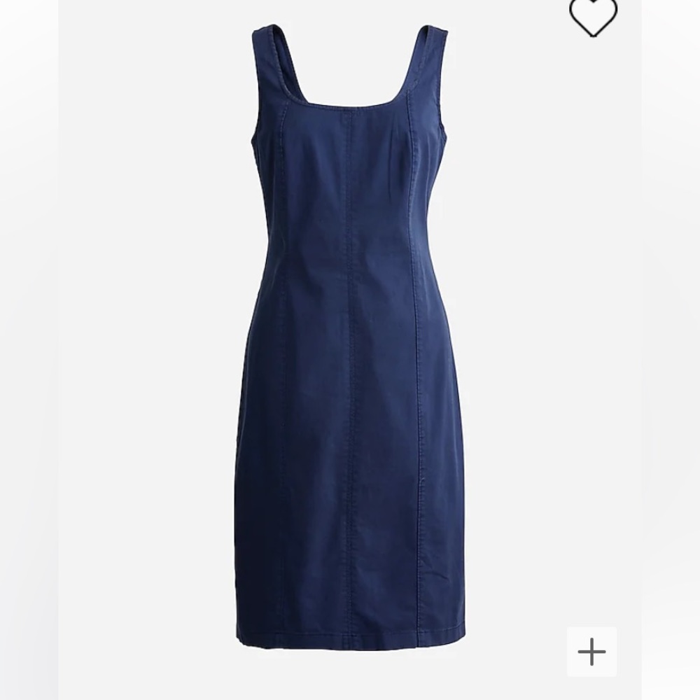 J.Crew Fitted lightweight chino dress NWT